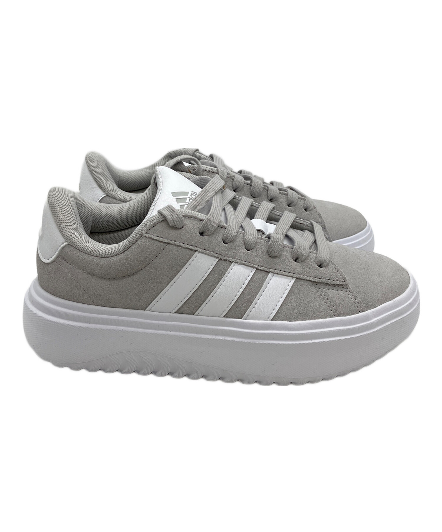 中古・古着通販】adidas (アディダス) GRAND COURT PF SUEDE W グレー