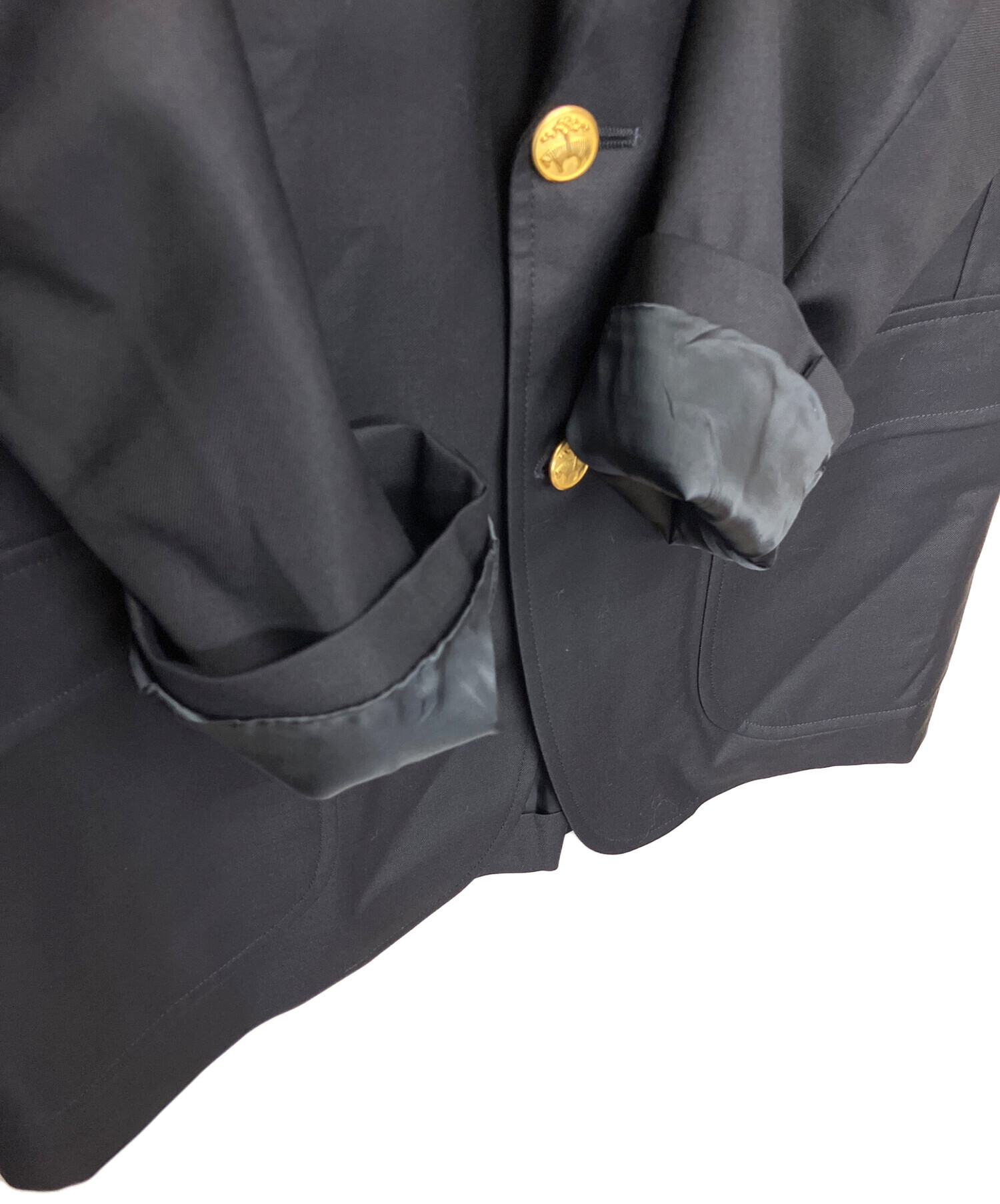 中古・古着通販】BROOKS BROTHERS (ブルックスブラザーズ) 金釦紺ブレ