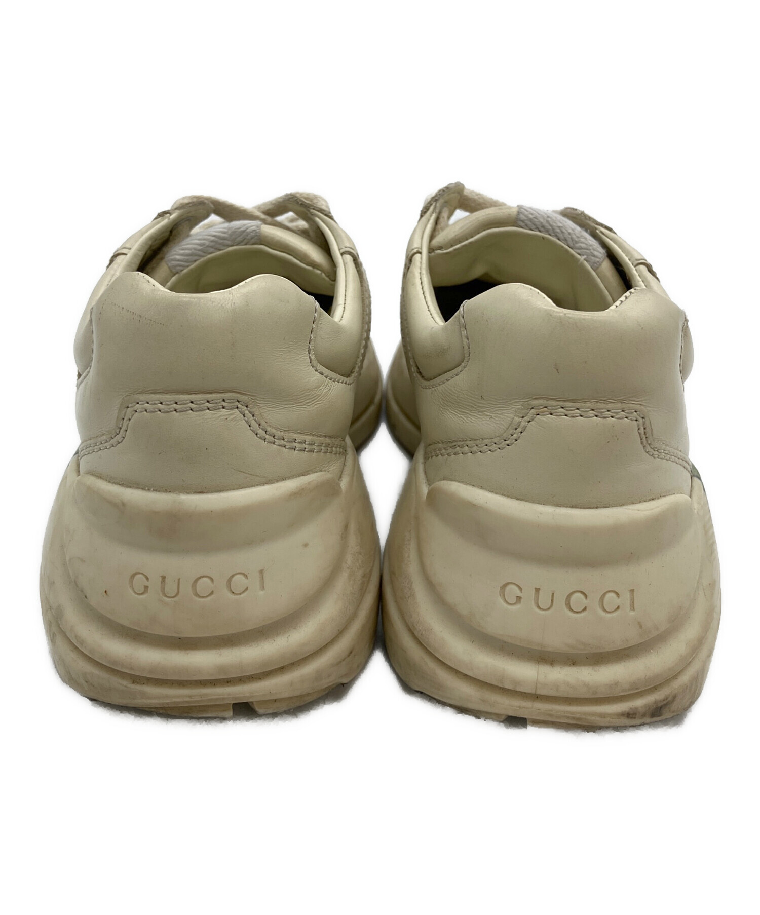 中古・古着通販】GUCCI (グッチ) スニーカー ベージュ サイズ:18cm