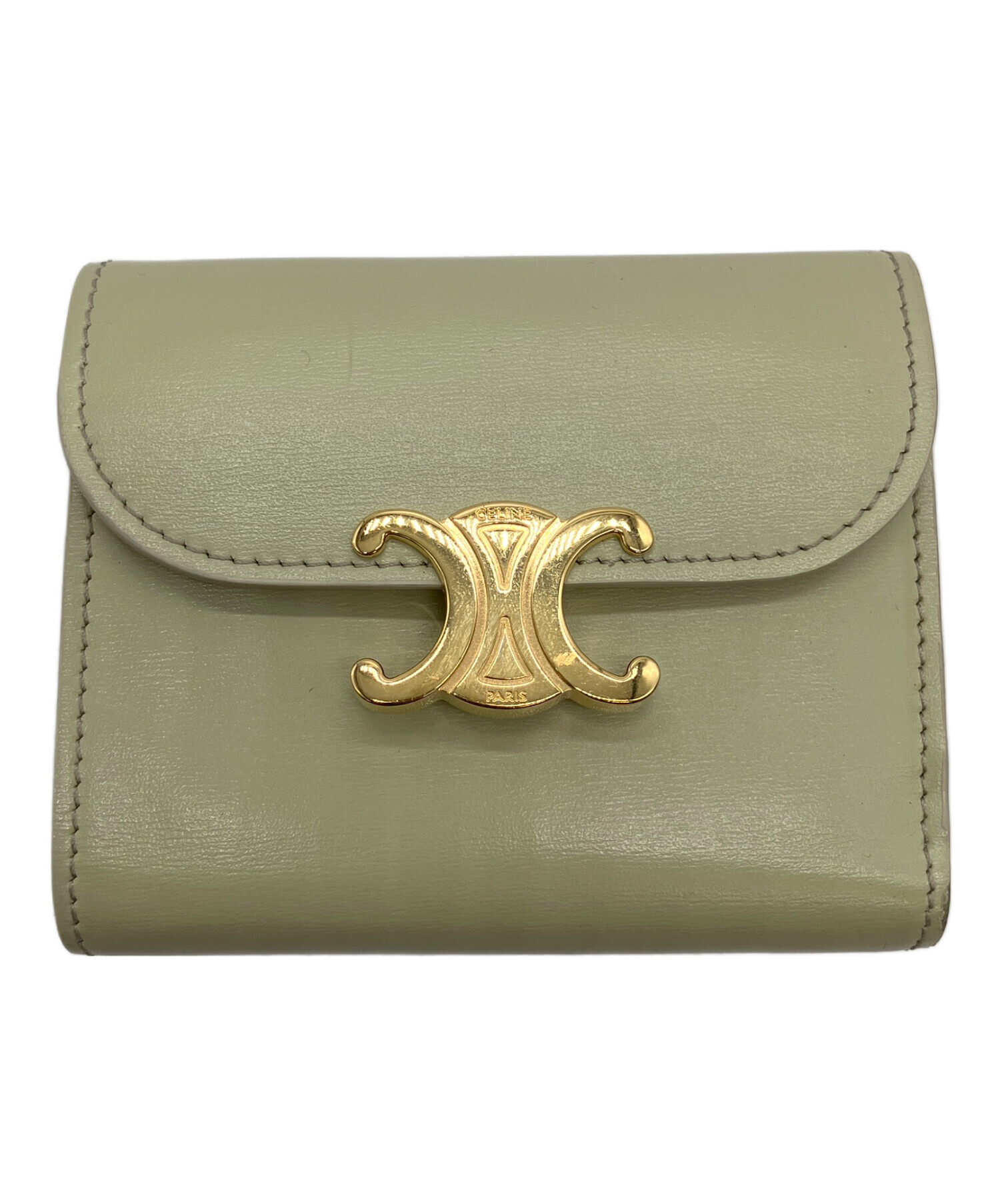 中古・古着通販】CELINE (セリーヌ) トリオンフ コンパクトウォレット