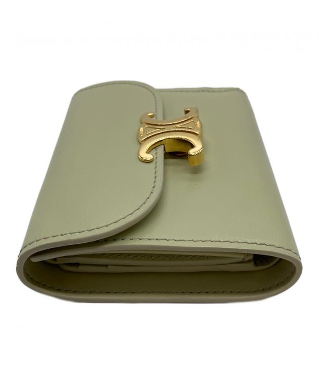 中古・古着通販】CELINE (セリーヌ) トリオンフ コンパクトウォレット