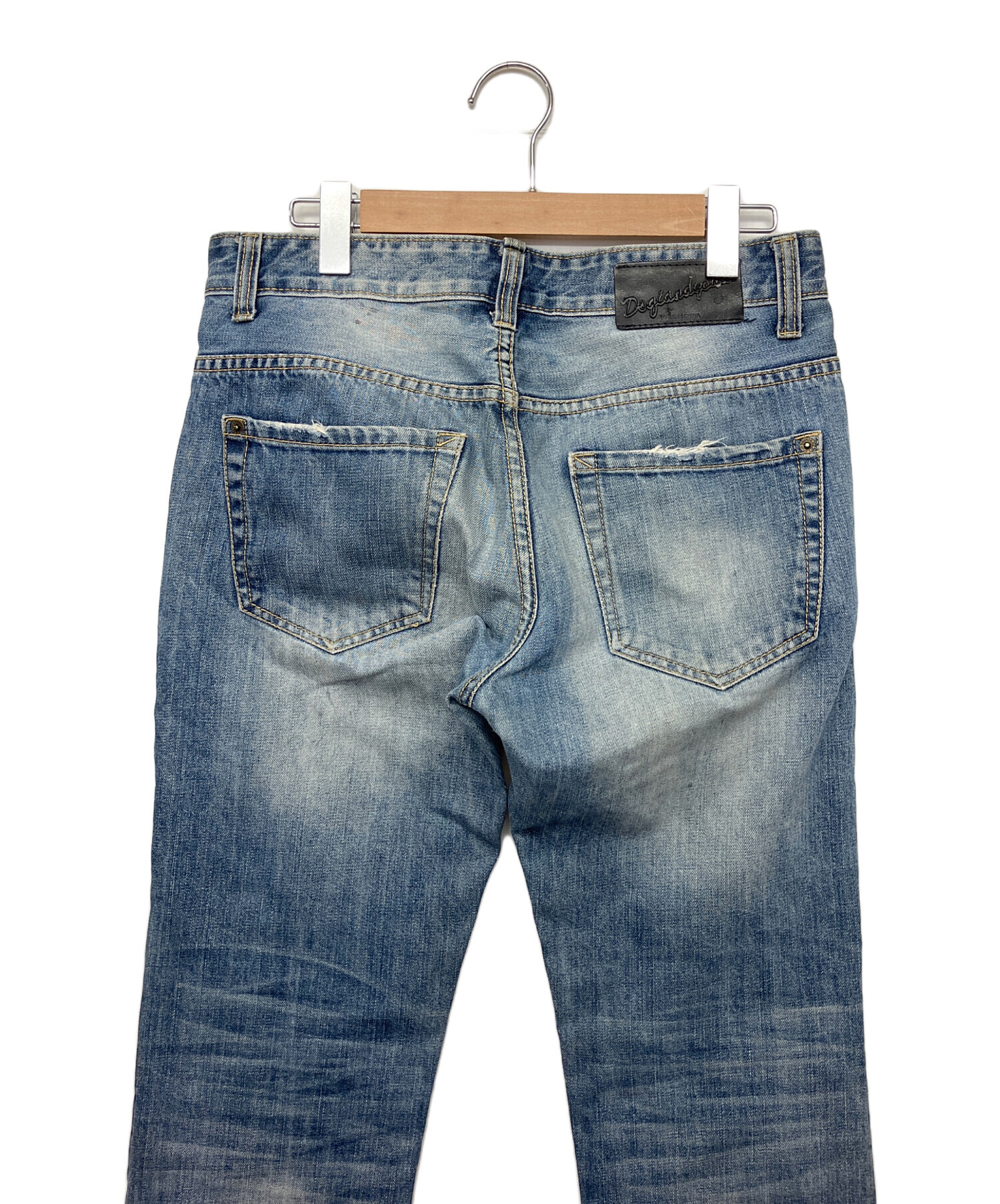 中古・古着通販】DSQUARED2 (ディースクエアード) ダメージデニム