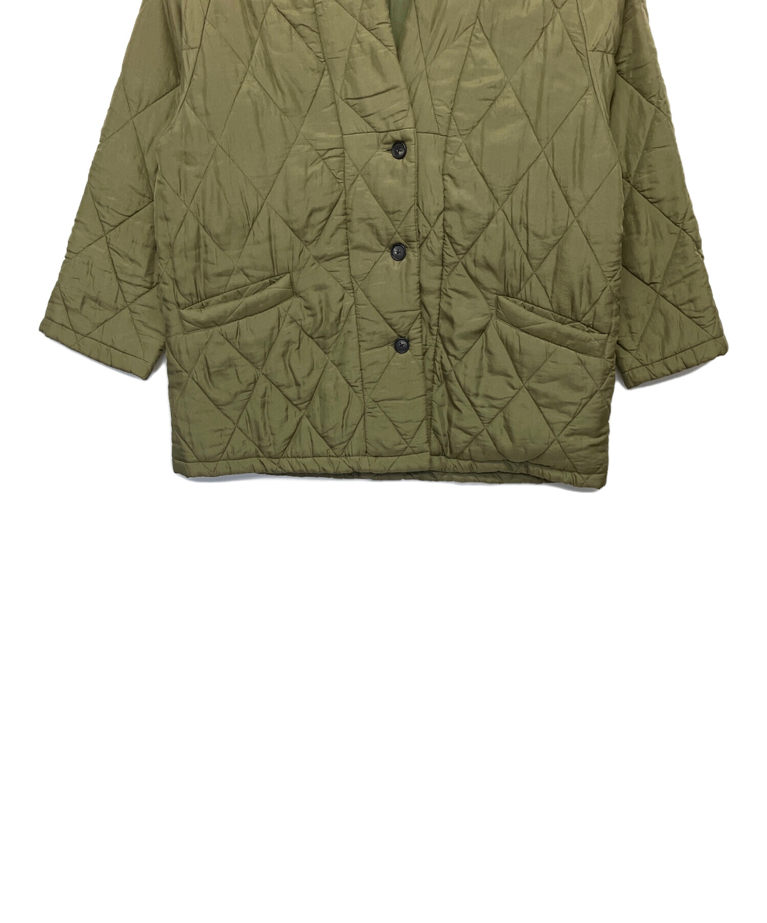 週末限定値下げ*メゾンドソイル キルティングコート*シルク 中古・古着通販】maison de soil (メゾンドソイル) キルティングコート