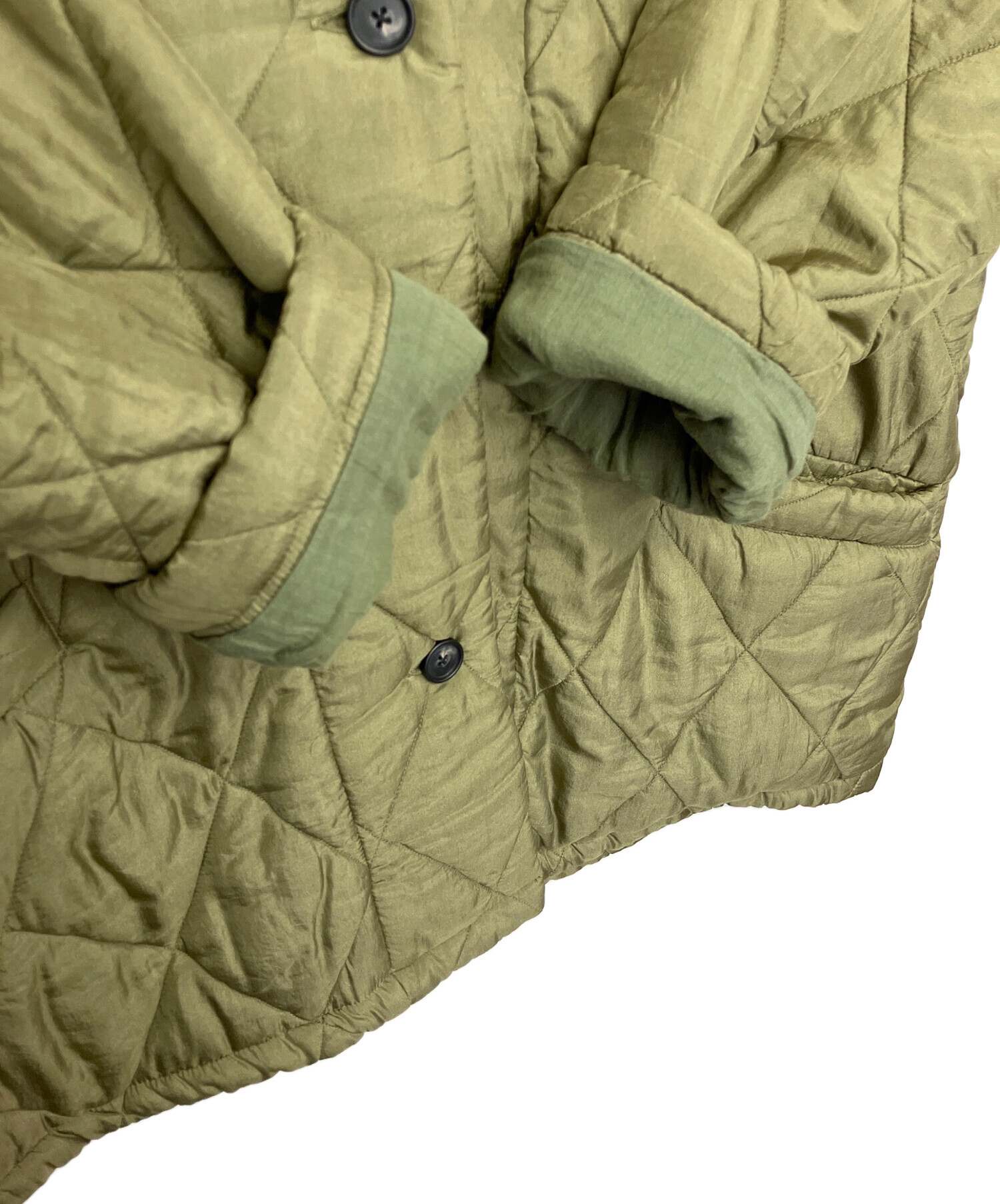 週末限定値下げ*メゾンドソイル キルティングコート*シルク 週末限定値下げ*メゾンドソイル キルティングコート*シルク