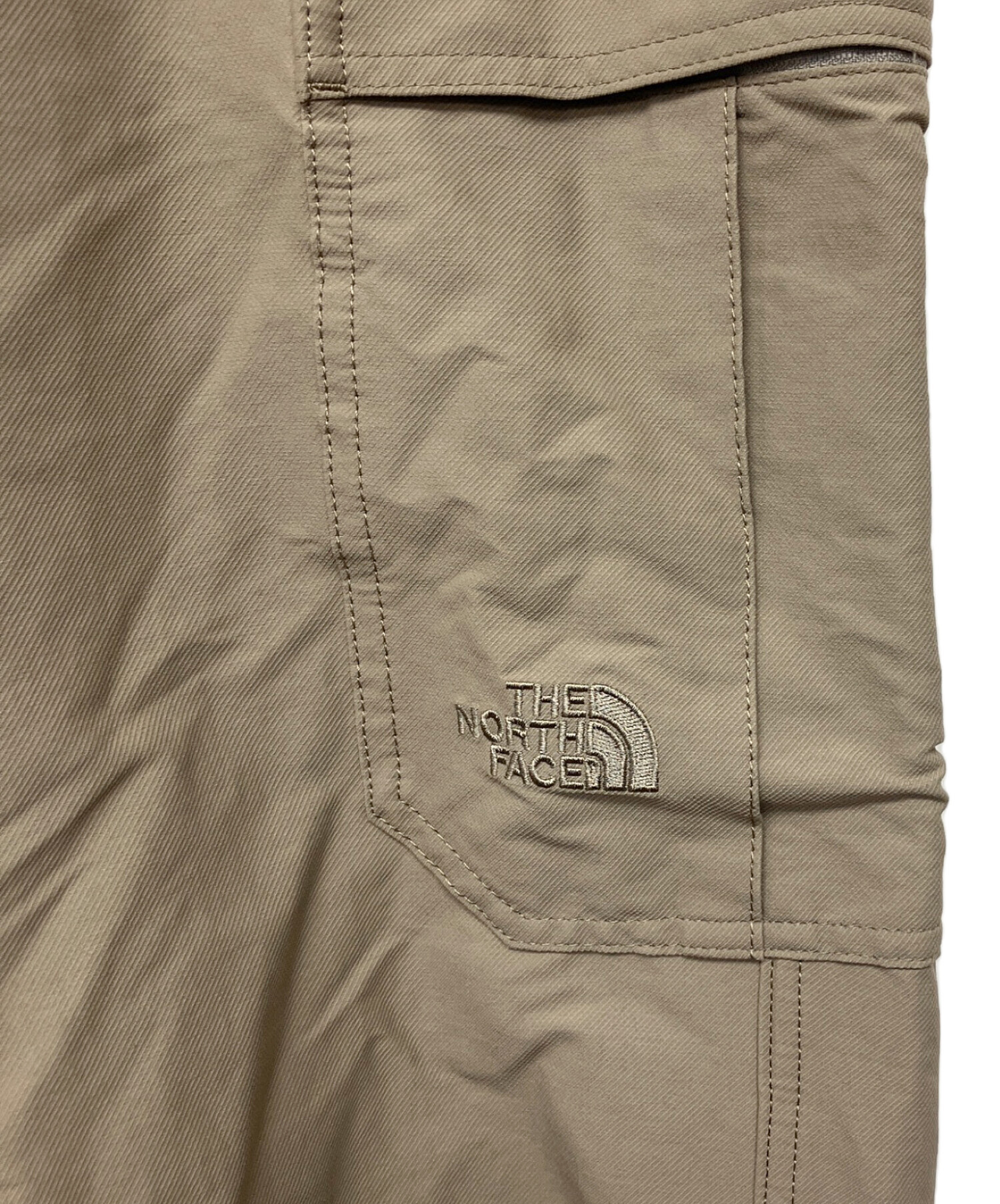 F201 美品 M ザノースフェイス ベージュ トレックパンツ レディース 中古・古着通販】THE NORTH FACE (ザ ノース フェイス) パンツ