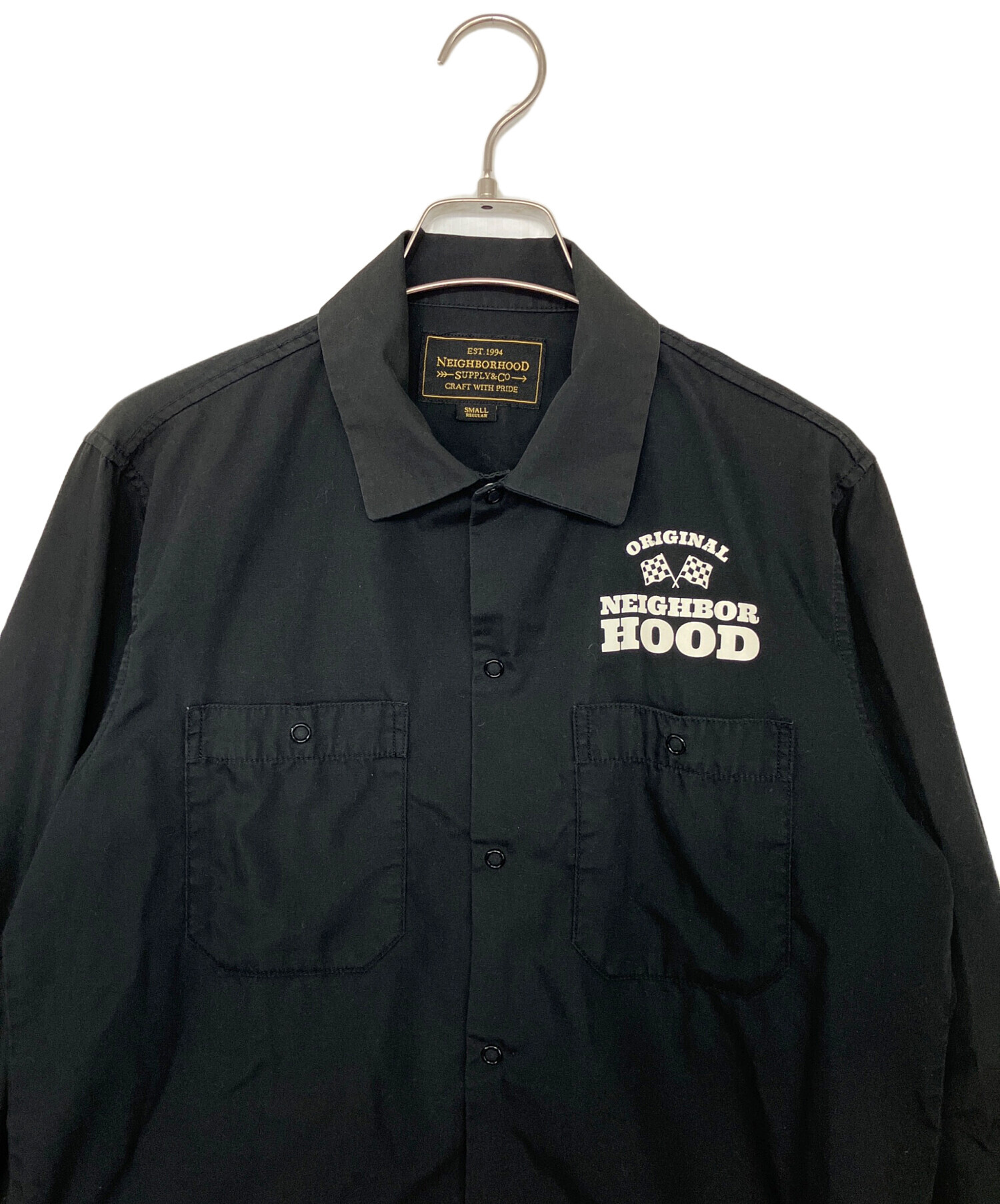 中古・古着通販】NEIGHBORHOOD (ネイバーフッド) 長袖シャツ ブラック