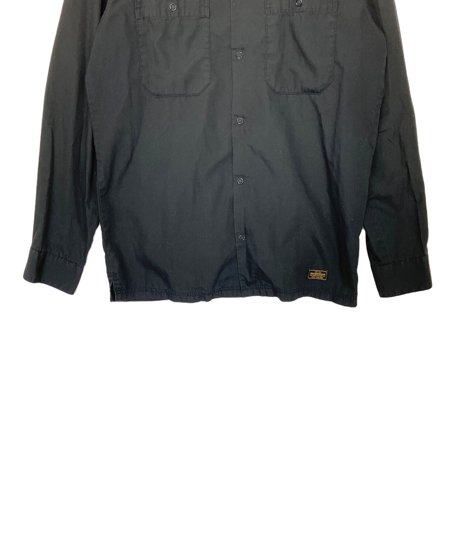 中古・古着通販】NEIGHBORHOOD (ネイバーフッド) 長袖シャツ ブラック