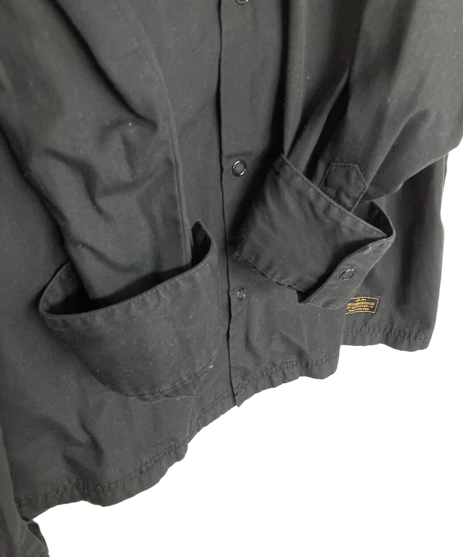 中古・古着通販】NEIGHBORHOOD (ネイバーフッド) 長袖シャツ ブラック