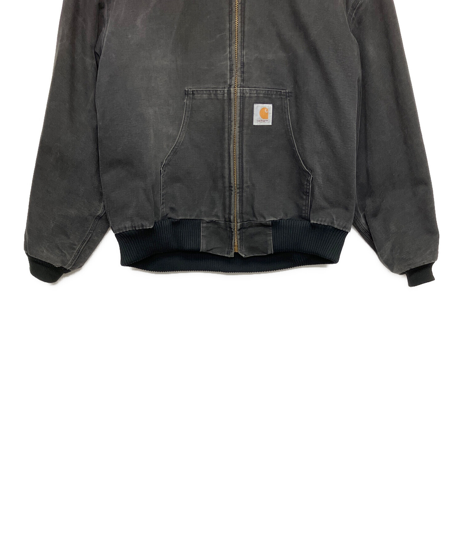 【USA製】80〜90's星タグ　カーハートアクティブジャケット　ブラック交渉可 Carhartt アクティブジャケット ブラックXL 80s～90s