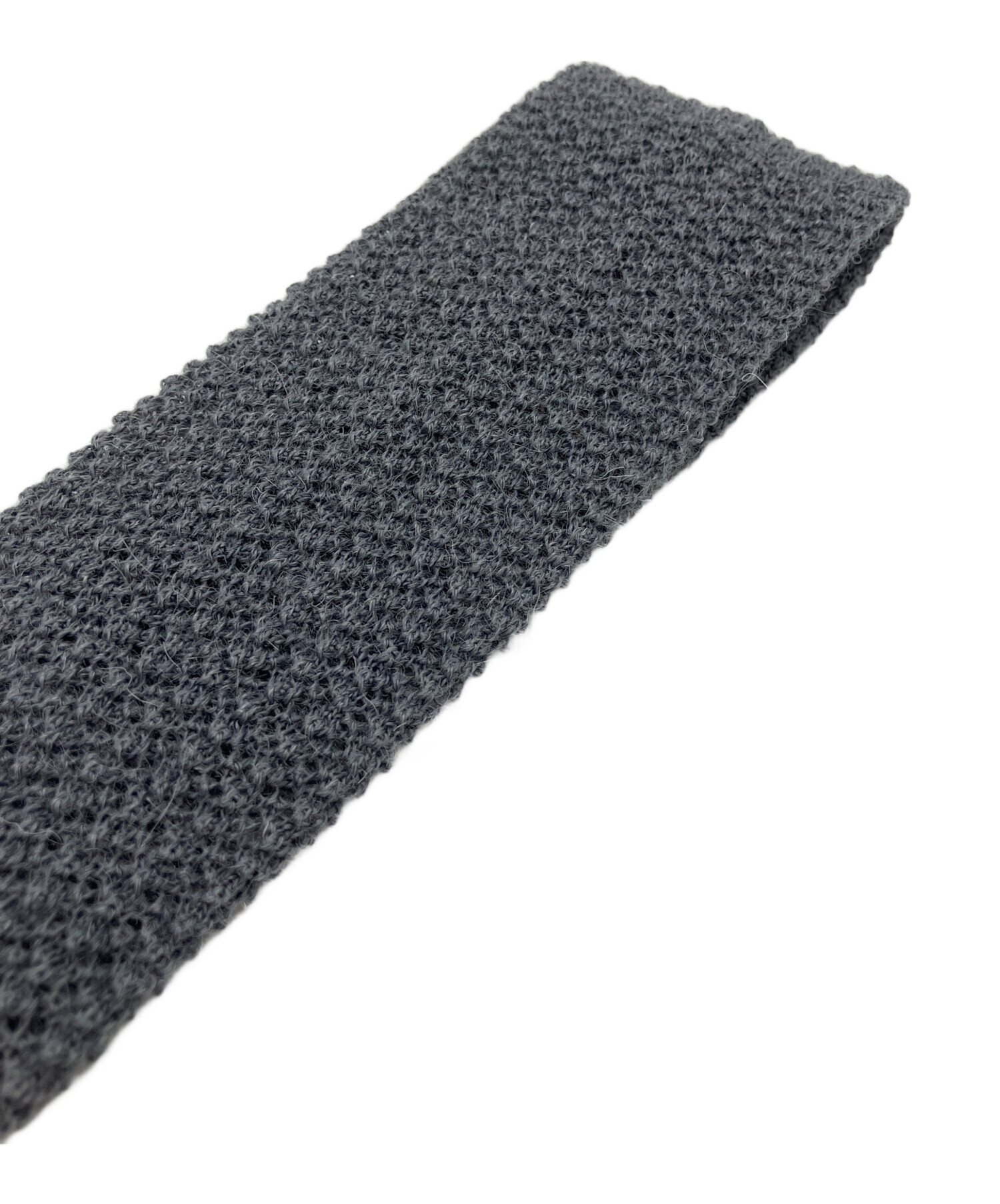 中古・古着通販】HERMES (エルメス) ニットネクタイ グレー サイズ