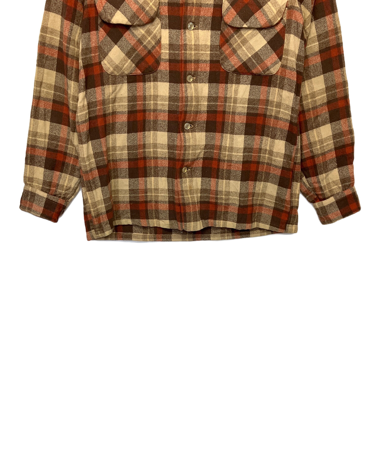 中古・古着通販】PENDLETON (ペンドルトン) 70sボードシャツ ブラウン