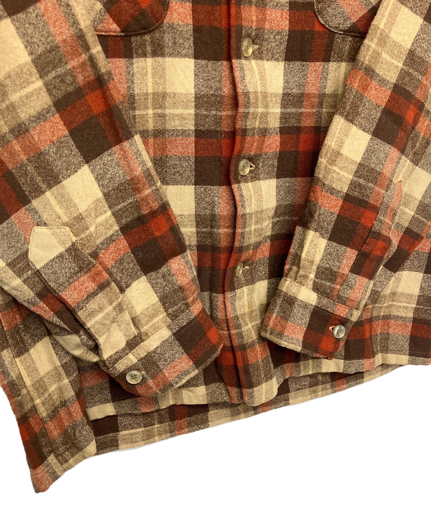 中古・古着通販】PENDLETON (ペンドルトン) 70sボードシャツ ブラウン