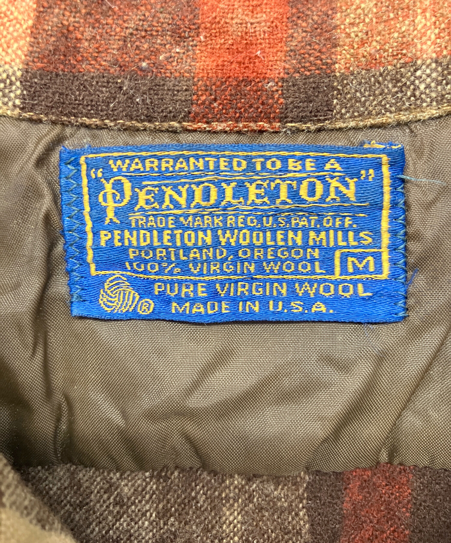 中古・古着通販】PENDLETON (ペンドルトン) 70sボードシャツ ブラウン