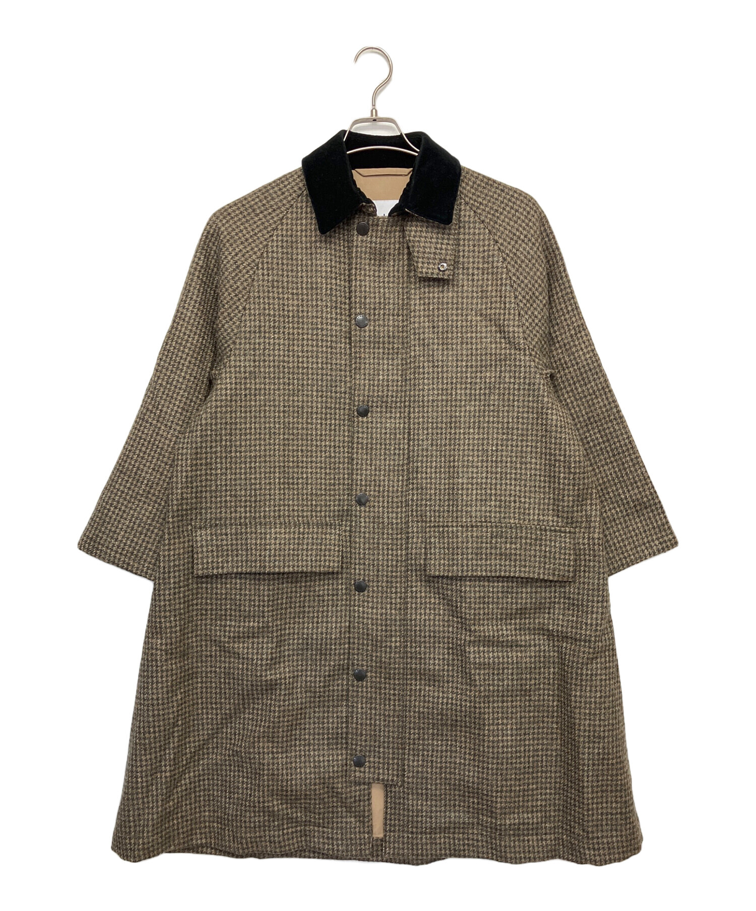 中古・古着通販】Barbour (バブアー) BARGHLEY ジップコート ブラウン
