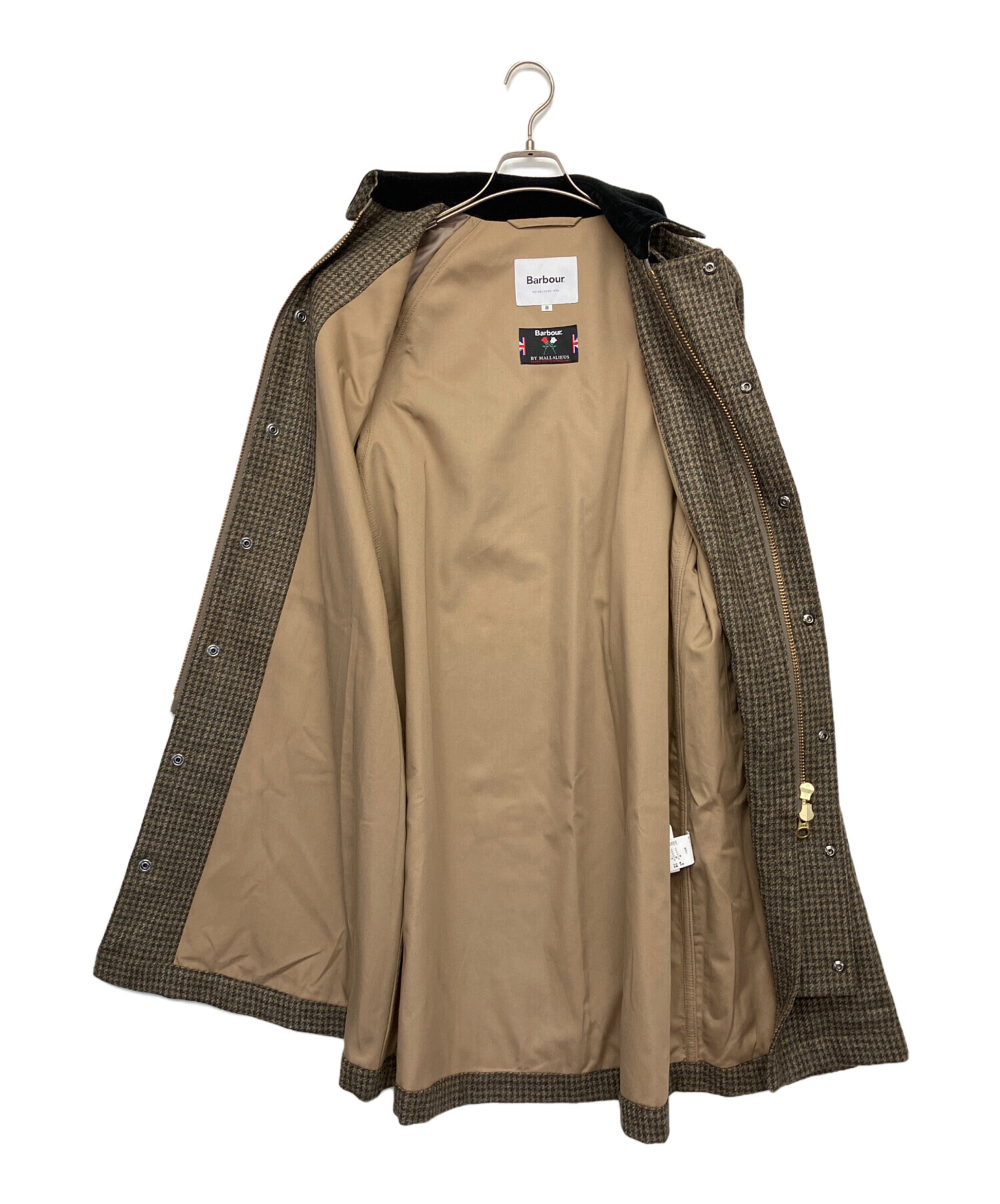 中古・古着通販】Barbour (バブアー) BARGHLEY ジップコート ブラウン