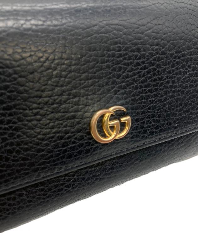中古・古着通販】GUCCI (グッチ) ダブルGコンチネンタルウォレット