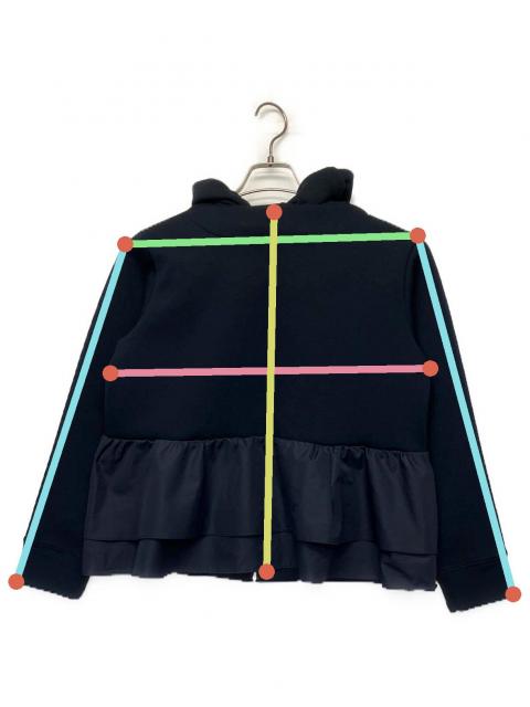 新品未使用⭐︎BARNEYS NEWYORK ダンボールニットフリルパーカー 1000392420133000_drawn.jpeg