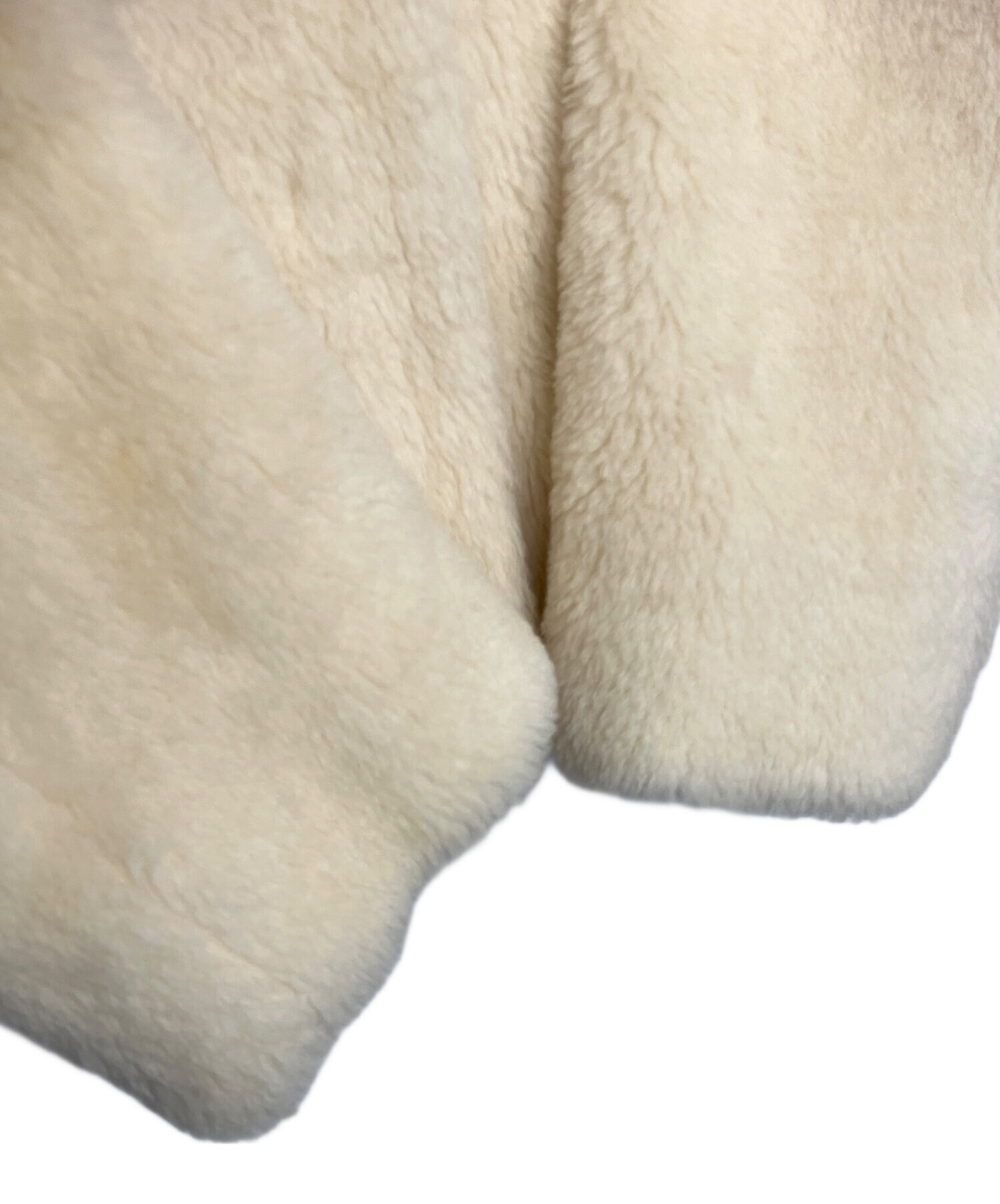 中古・古着通販】ANAYI (アナイ) ボアジャケット アイボリー サイズ:36