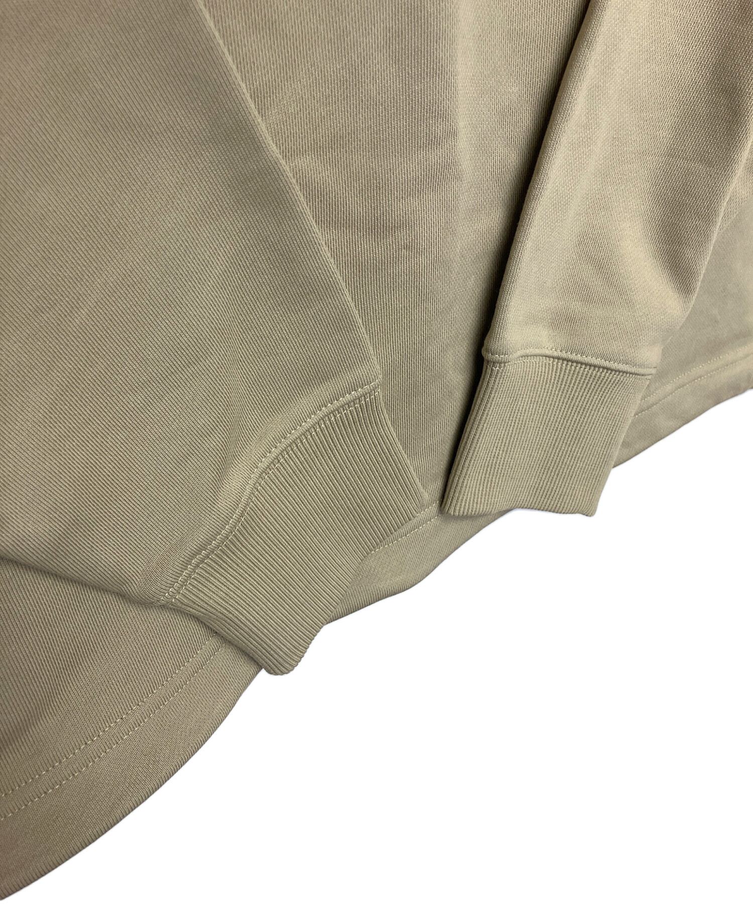 中古・古着通販】LACOSTE (ラコステ) ハーフジップスウェット ベージュ 