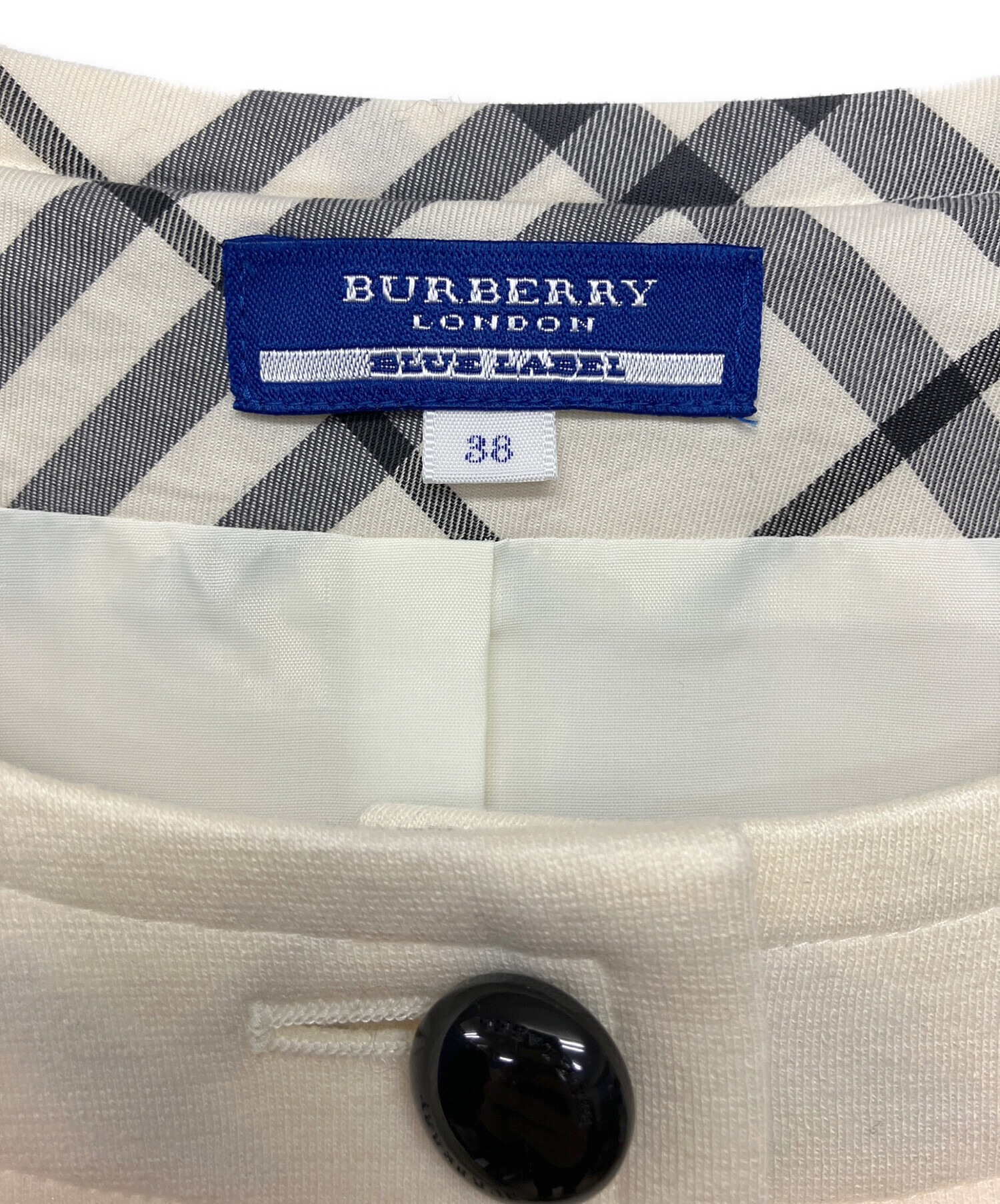 ワンピース BURBERRY BLUE LABEL 38 バーバリーブルーレーベル ミニワンピース BURBERRY BLUE LABEL