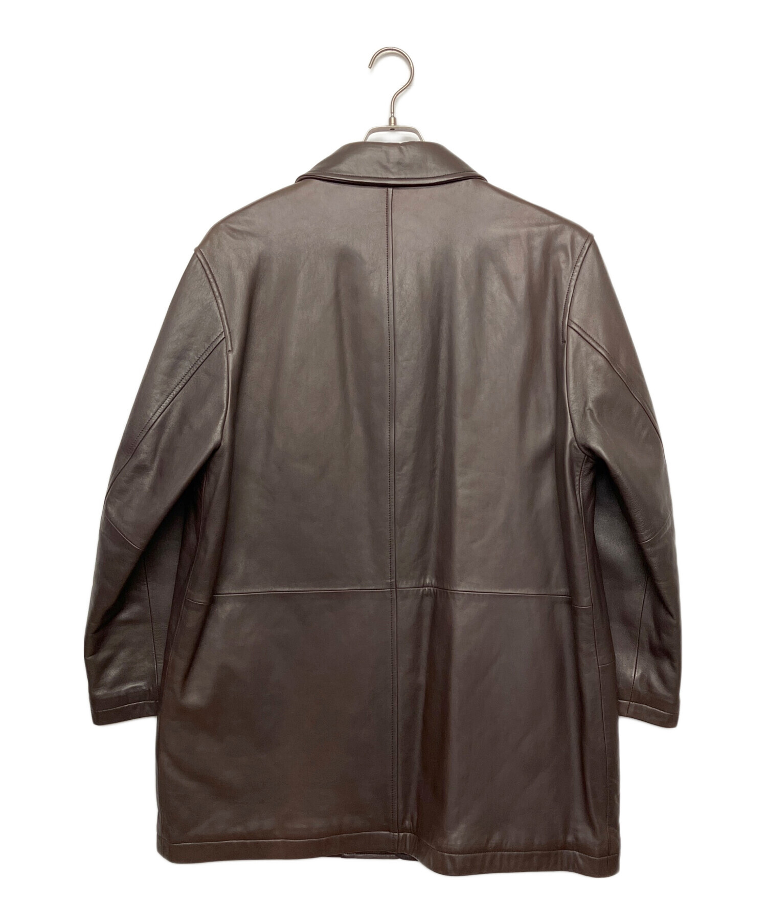 中古・古着通販】Paul Stuart (ポールスチュアート) レザーコート