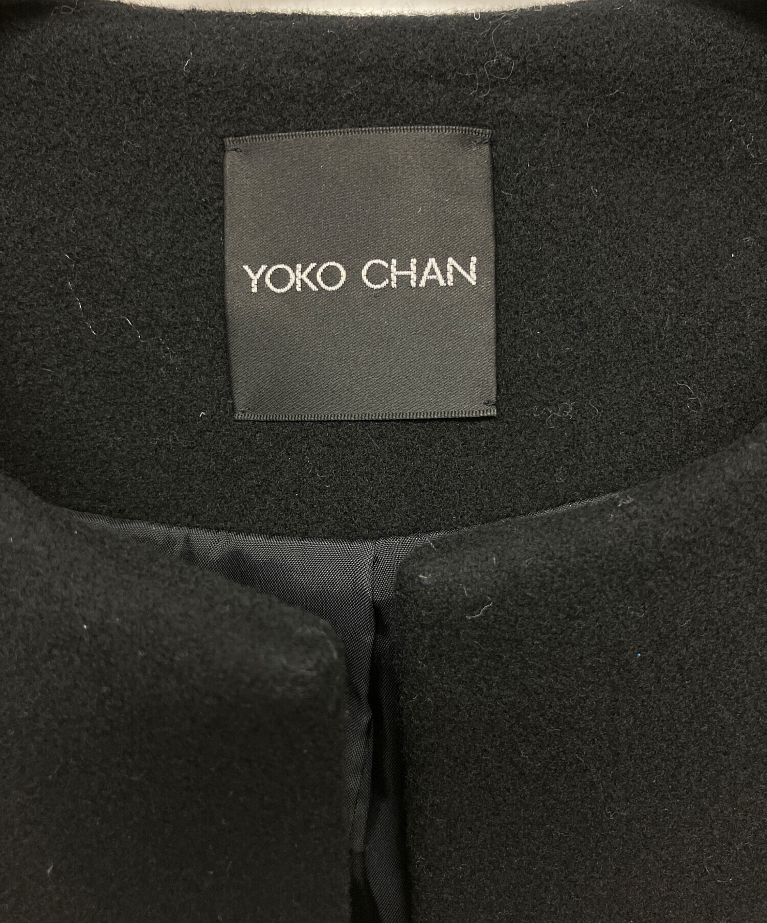 中古・古着通販】YOKO CHAN (ヨーコチャン) パールノーカラーコート