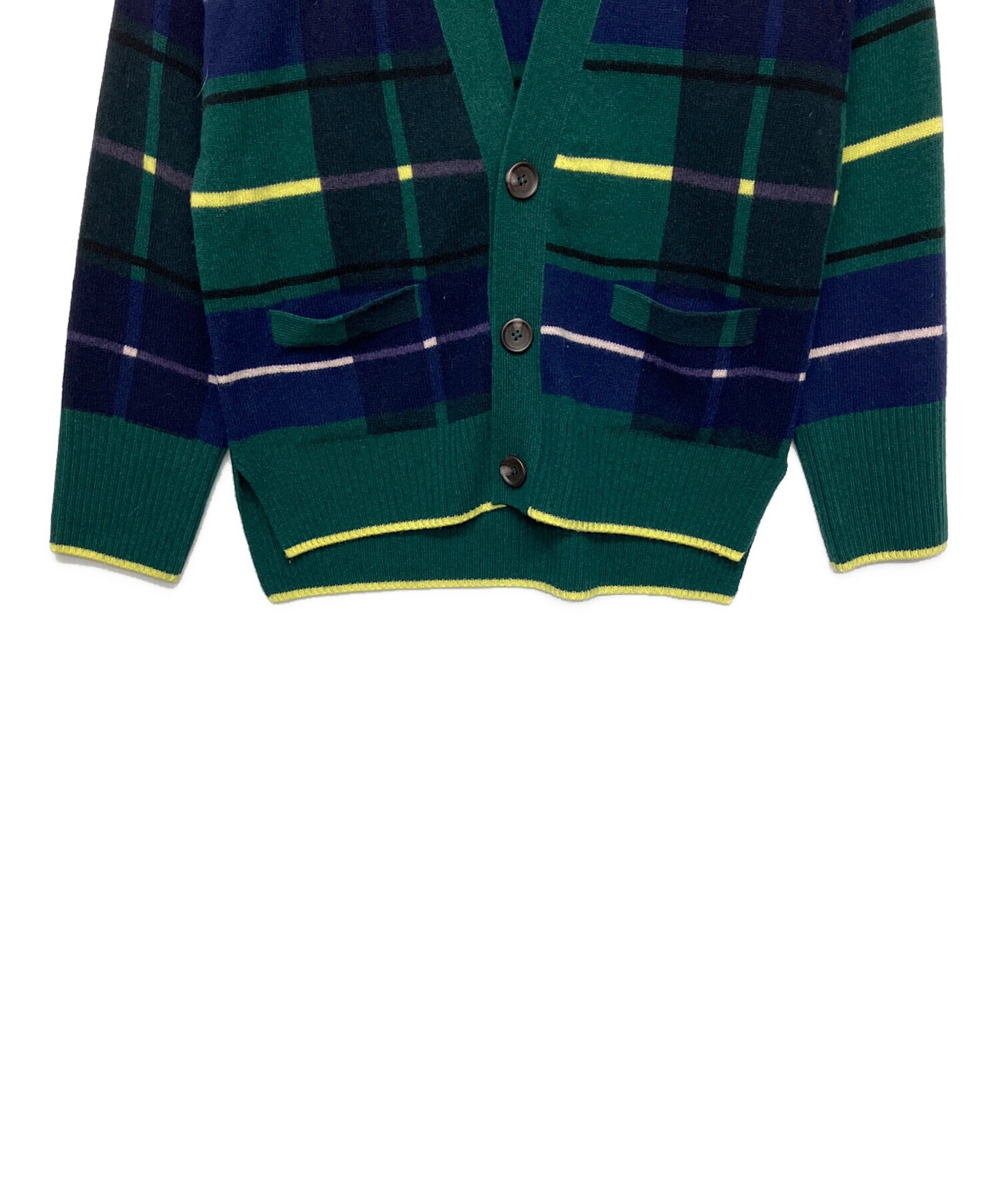 中古・古着通販】MACPHEE (マカフィー) NZ LAMBS プリント Vネック