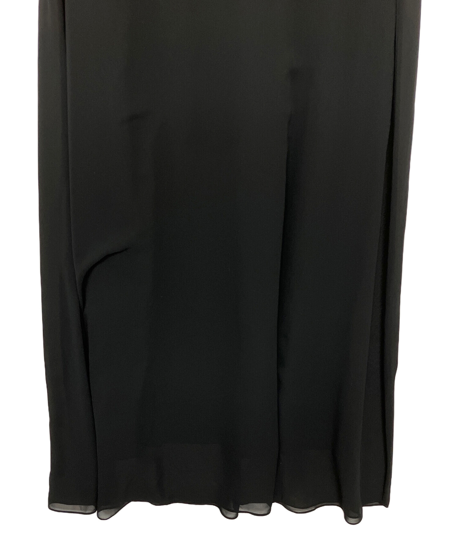 ANYIノースリーブ ワンピース 36 中古・古着通販】ANAYI (アナイ) ノースリーブワンピース ブラック