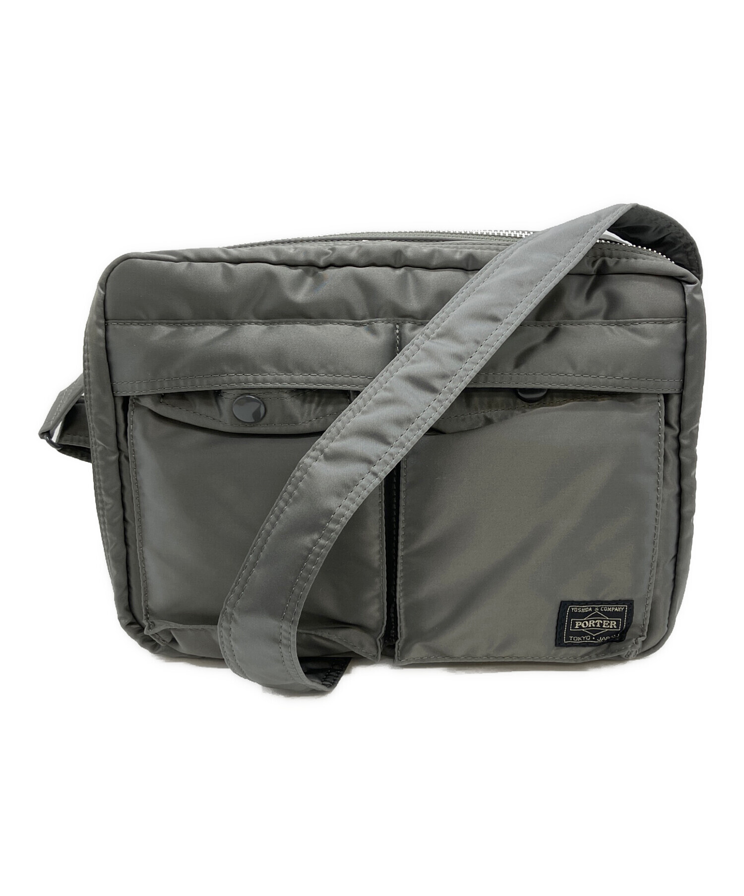 中古・古着通販】PORTER (ポーター) タンカー ショルダーバッグ グレー