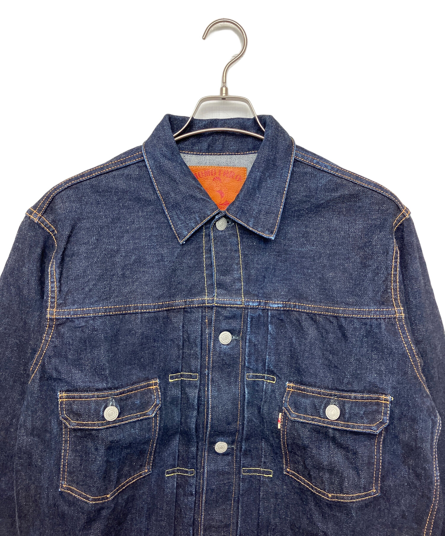 MOMOTARO JEANS フード付きデニムジャケット 44 中古・古着通販】MOMOTARO JEANS (桃太郎ジーンズ) デニムジャケット