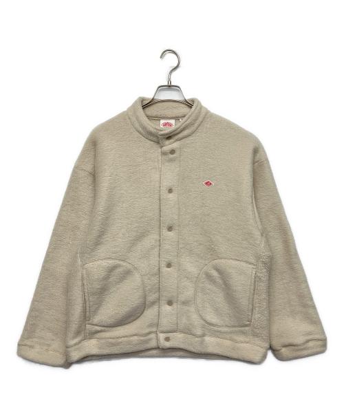 【未使用】DANTON ベージュジャケット 中古・古着通販】DANTON (ダントン) ノーカラーフリースジャケット