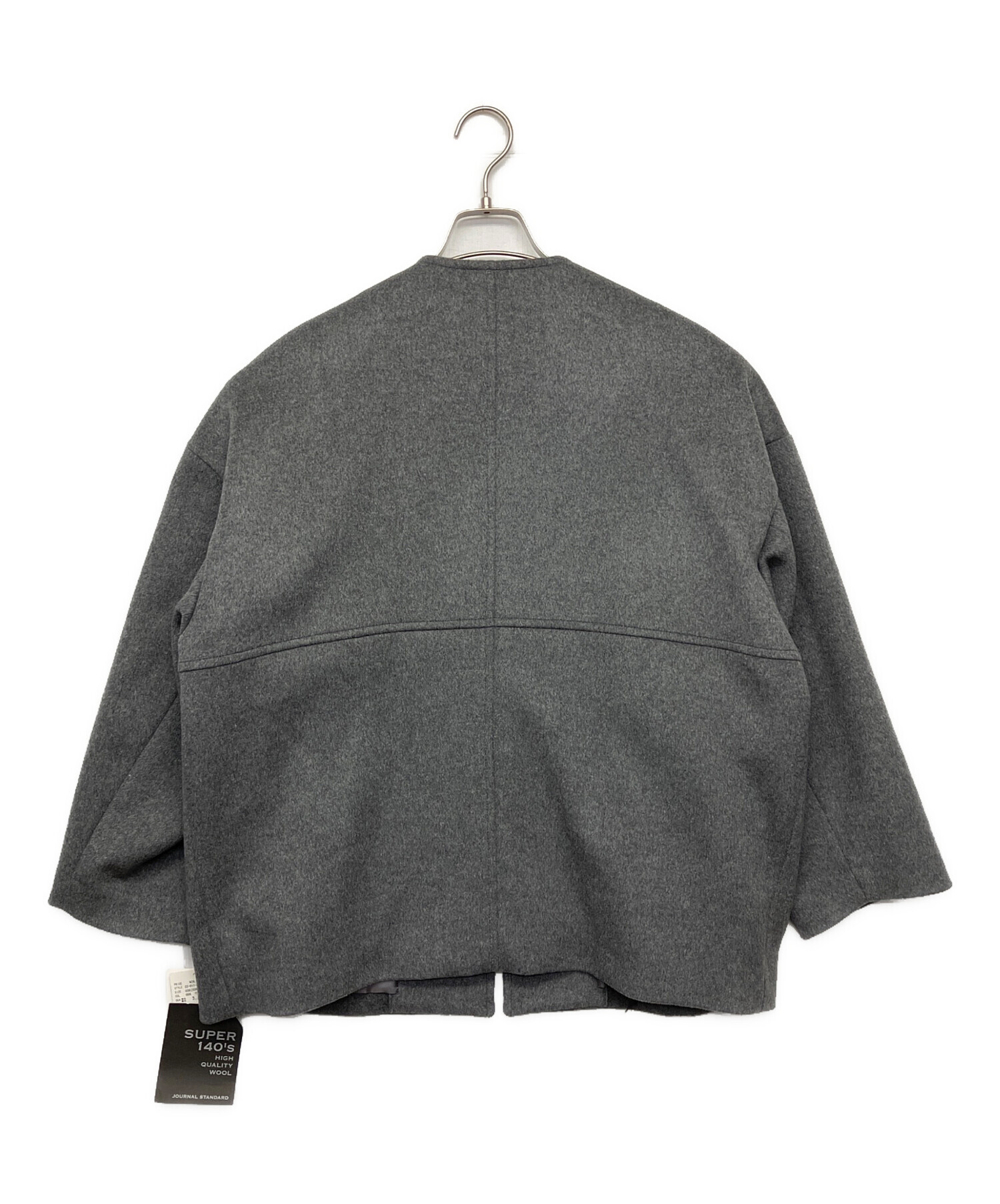 ジャーナルスタンダード　美品　グレー　ショートコート 中古・古着通販】JOURNAL STANDARD (ジャーナルスタンダード) ノー