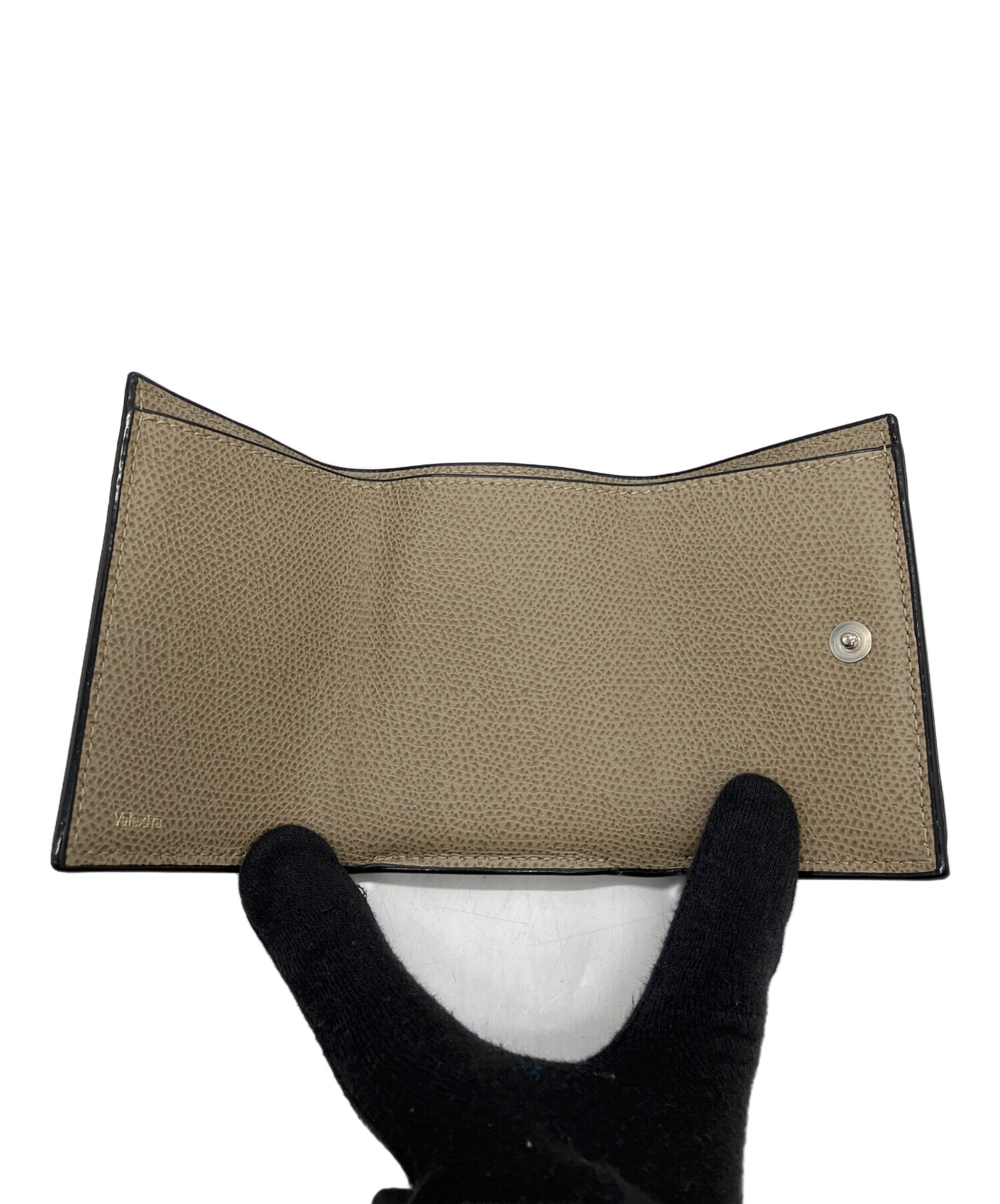 中古・古着通販】Valextra (ヴァレクストラ) 3つ折り財布 グレー