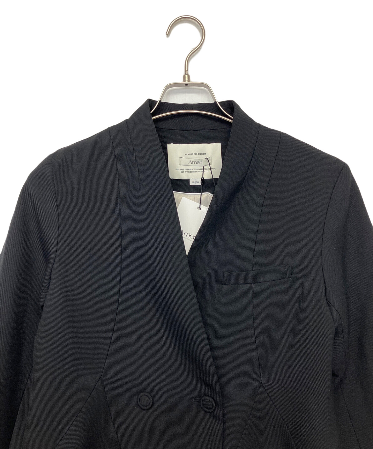 中古・古着通販】Ameri (アメリ) WAVE SWITCHING CONSTRUCTIVE JACKET