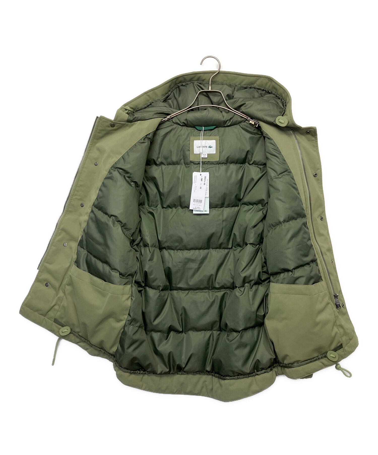 中古・古着通販】LACOSTE (ラコステ) ダウンジャケット グリーン