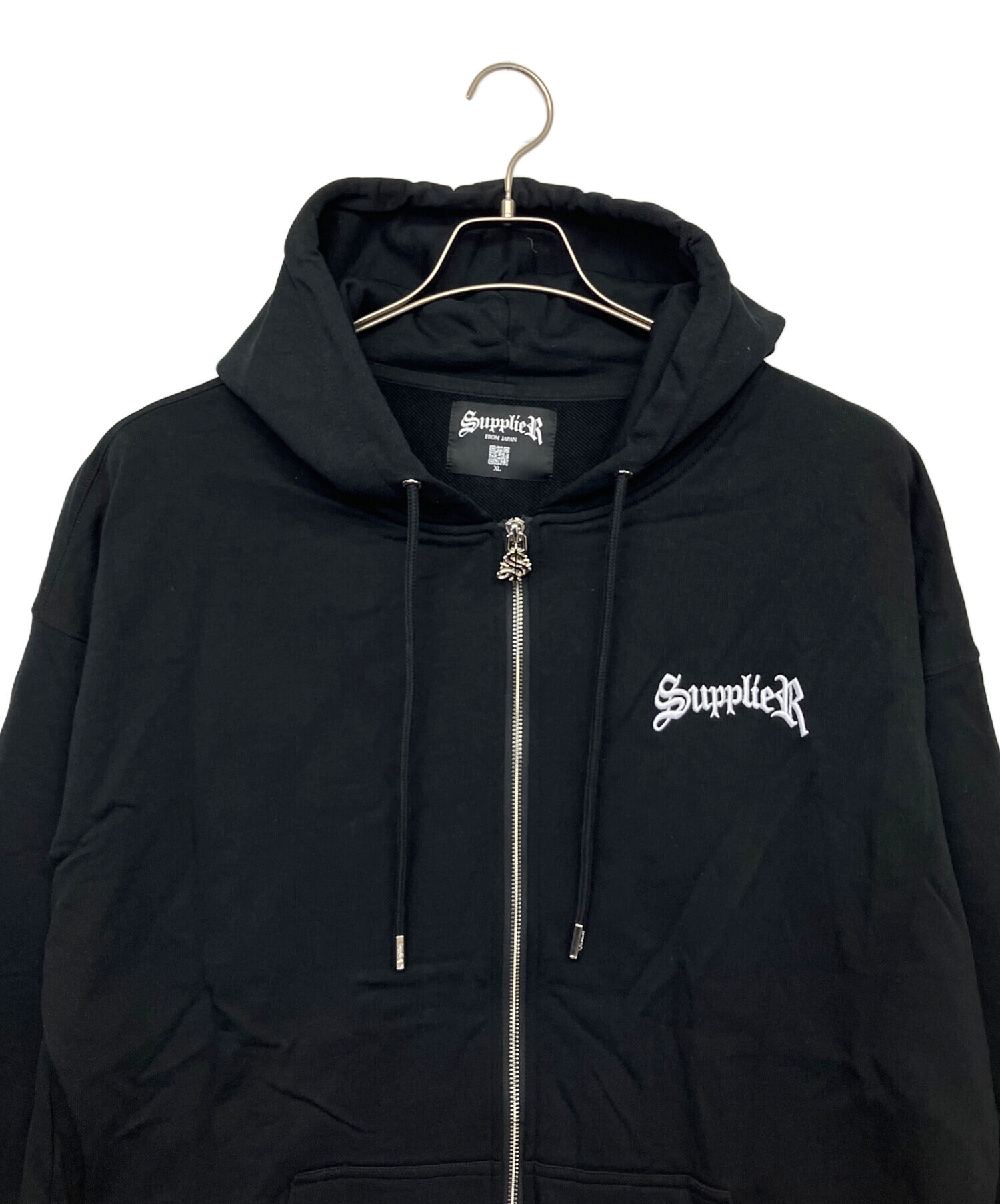 中古・古着通販】SUPPLIER (サプライヤー) ジップパーカー ブラック