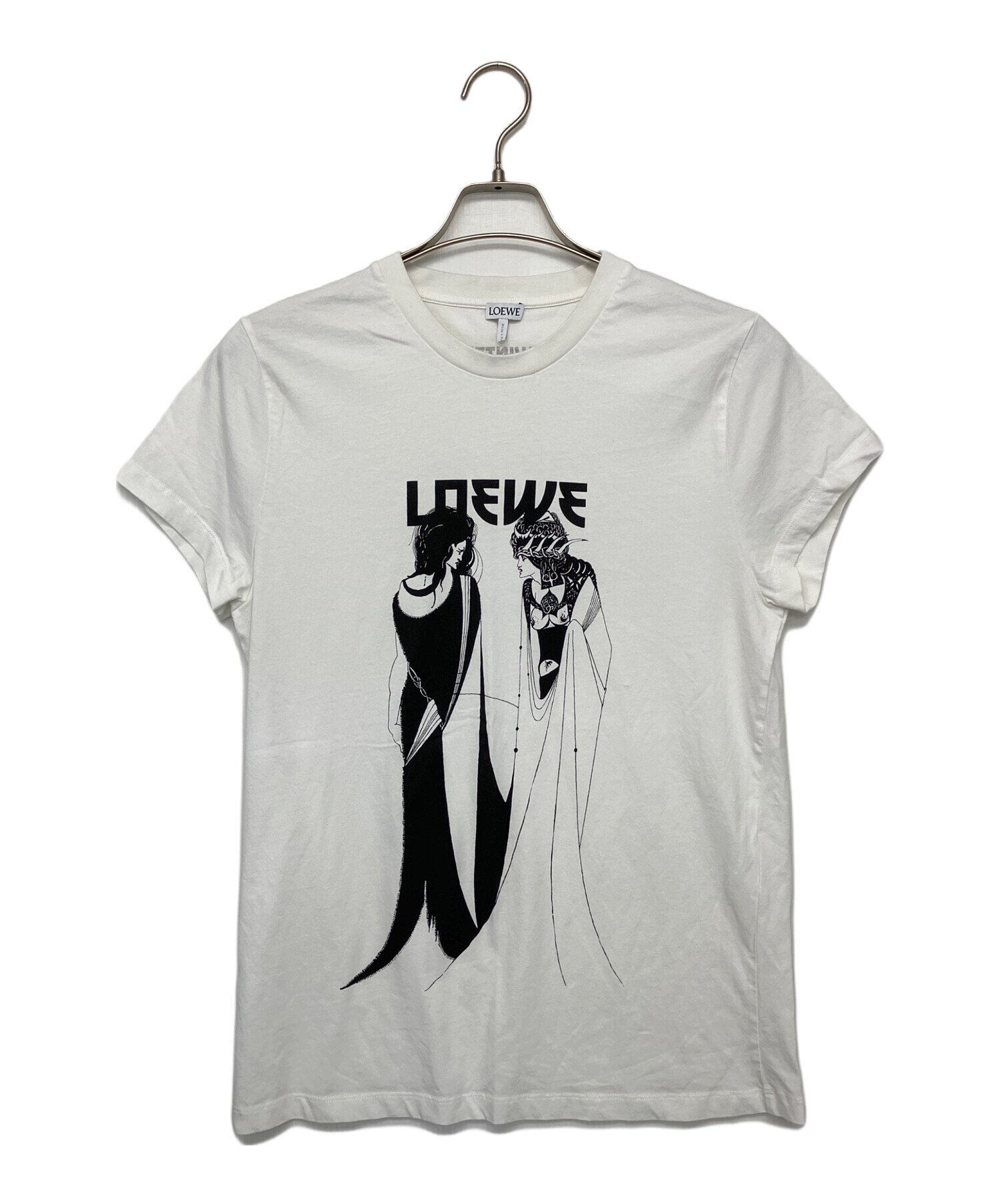 中古・古着通販】LOEWE (ロエベ) プリントTシャツ ホワイト サイズ:L