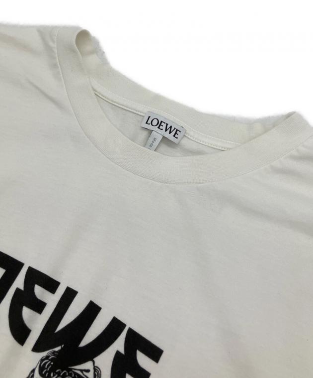 中古・古着通販】LOEWE (ロエベ) プリントTシャツ ホワイト サイズ:L