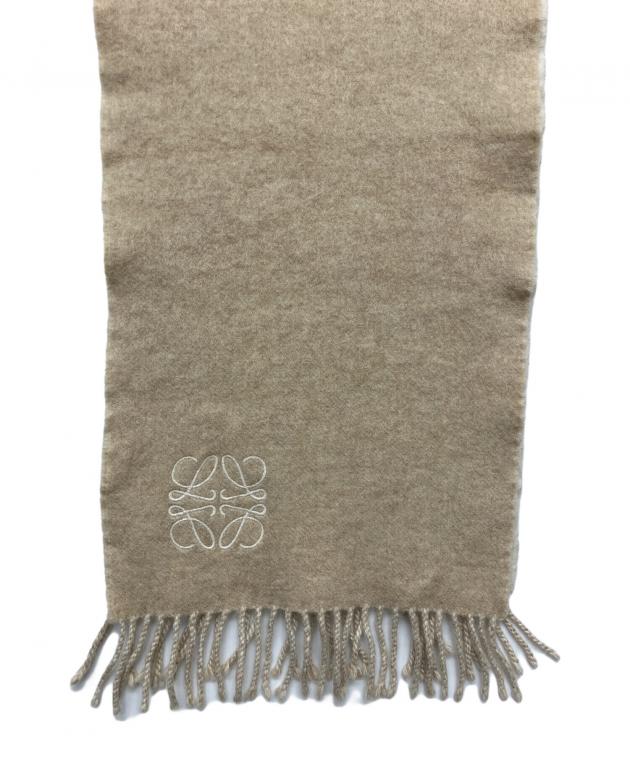 中古・古着通販】LOEWE (ロエベ) マフラー ベージュ｜ブランド・古着