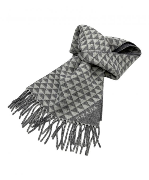 中古・古着通販】PRADA (プラダ) マフラー グレー｜ブランド・古着通販