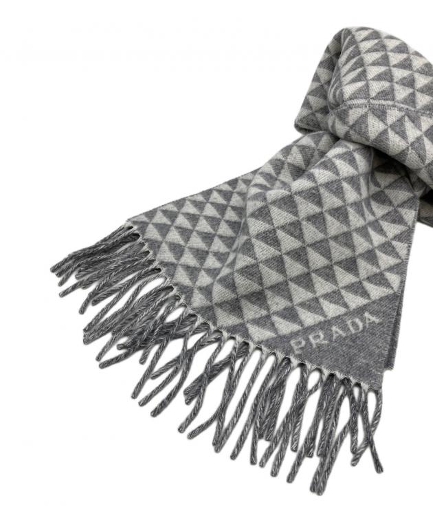 中古・古着通販】PRADA (プラダ) マフラー グレー｜ブランド・古着通販