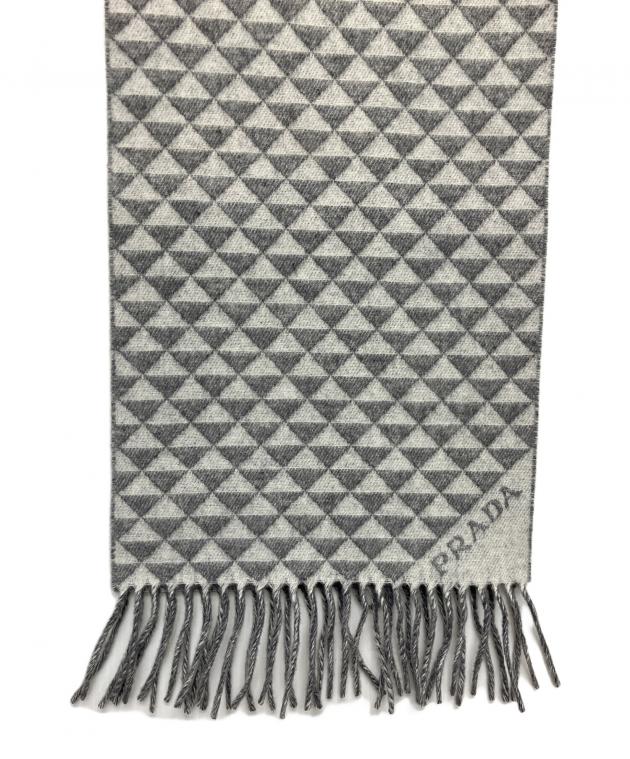 中古・古着通販】PRADA (プラダ) マフラー グレー｜ブランド・古着通販