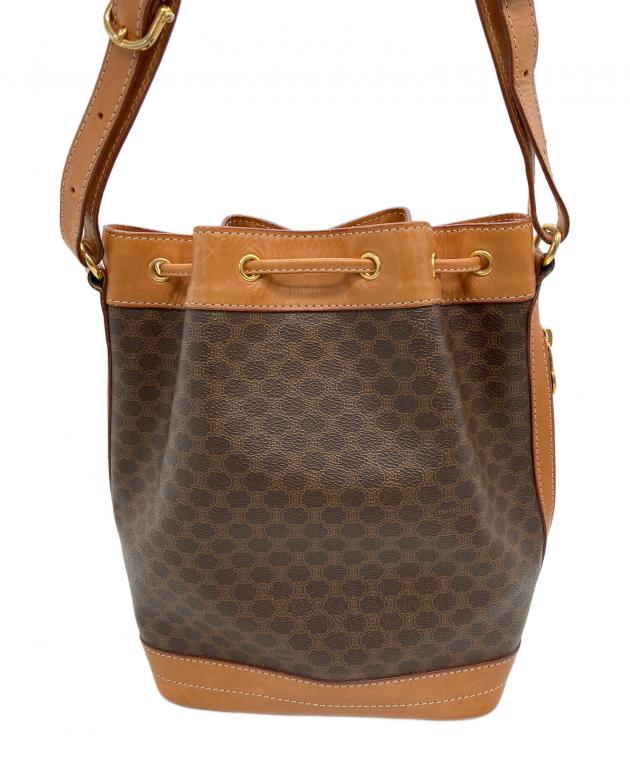 中古・古着通販】CELINE (セリーヌ) マカダム 巾着ショルダーバッグ