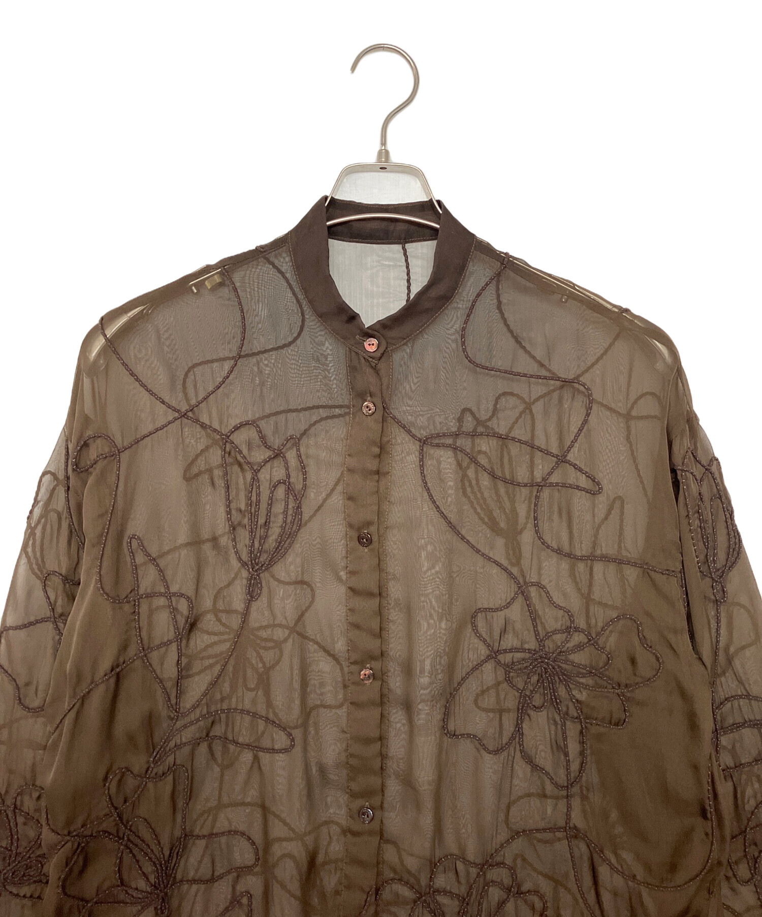 中古・古着通販】Ameri (アメリ) MEDI DAY DREAM SHEER SHIRT ブラウス 