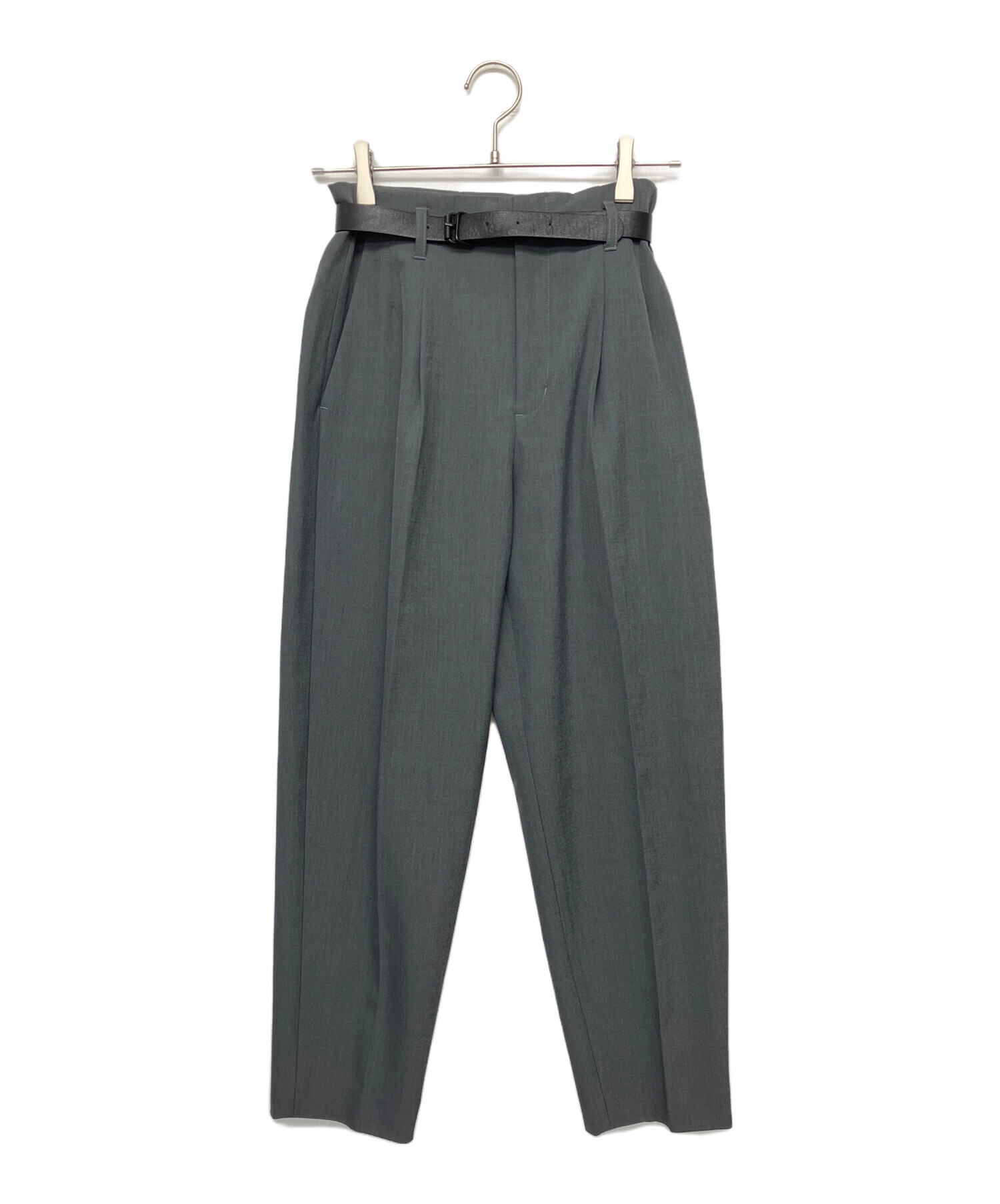 中古・古着通販】AMERI (アメリ) HIGH WAIST TAPERED BELT SET PANTS 
