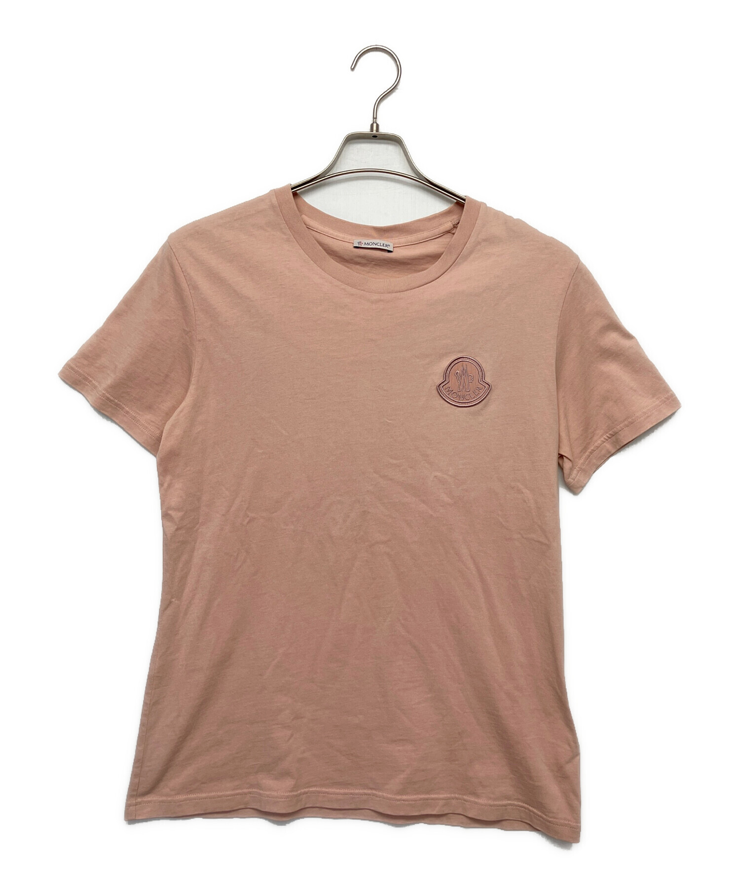 中古・古着通販】MONCLER (モンクレール) Tシャツ ピンク サイズ:L