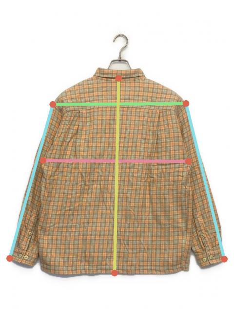 L◎パタゴニア★ネルシャツ/ヘビーネル/５３９４７FA20/グリーン/オレンジ 中古・古着通販】Patagonia (パタゴニア) ヘビーフランネルシャツ