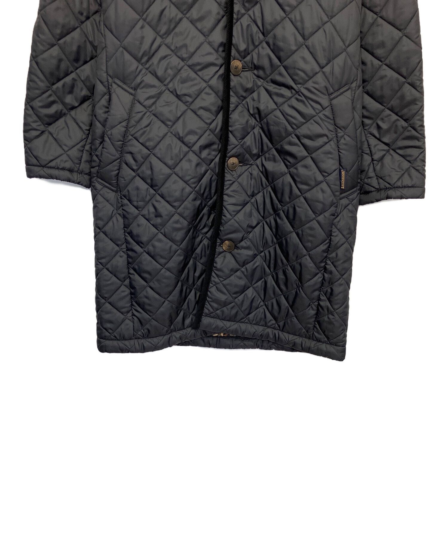中古・古着通販】LAVENHAM (ラベンハム) キルティングコート ブラック