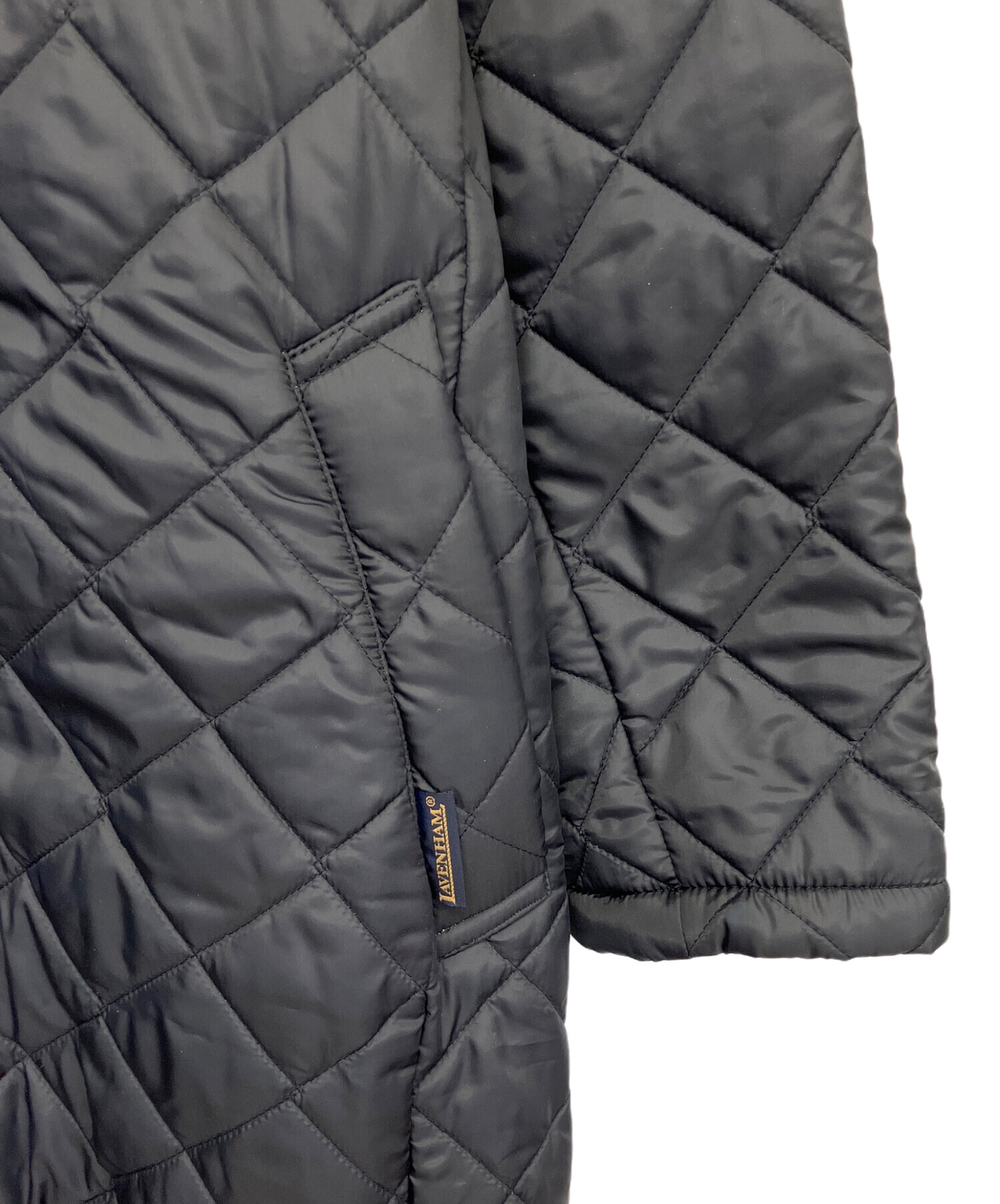 中古・古着通販】LAVENHAM (ラベンハム) キルティングコート ブラック