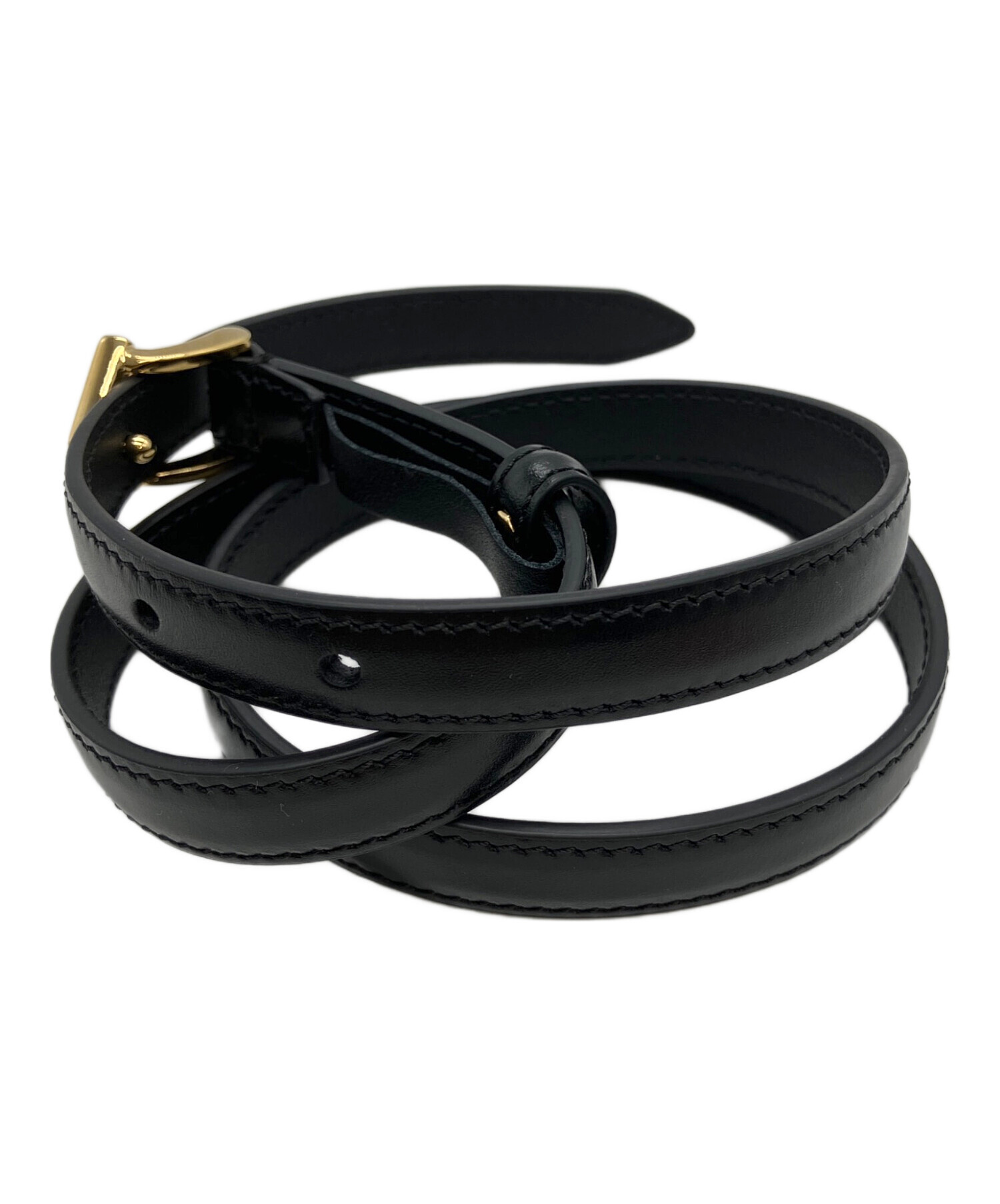 中古・古着通販】FENDI (フェンディ) ダイヤモンドロゴベルト ブラック